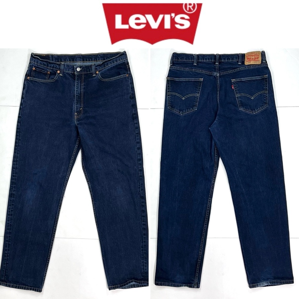 Levi's Men's 550 Dark Indigo Straight Jeans